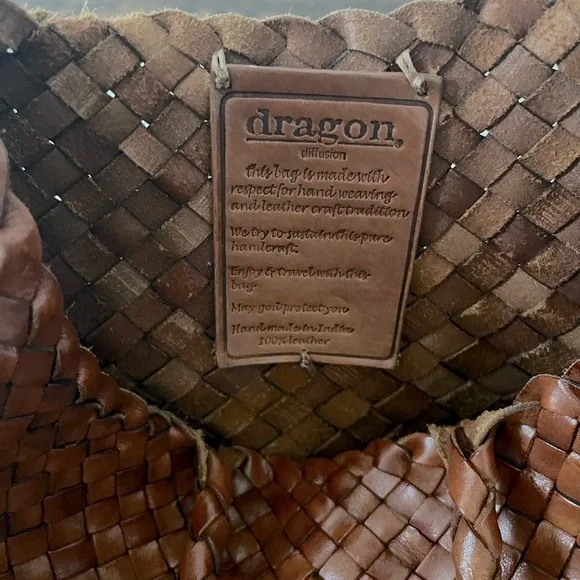 Dragon Diffusion Brown Woven Tote - Picture 5 of 14